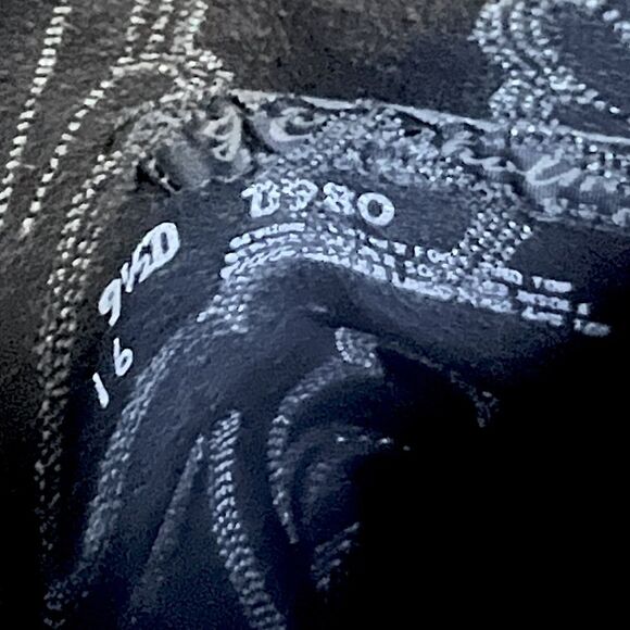 J. Chisholm D980 Black Leather Pointed Western Boots w/ Decorative Stitching 9.5 - Picture 5 of 13